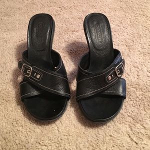 Coach heeled sandals